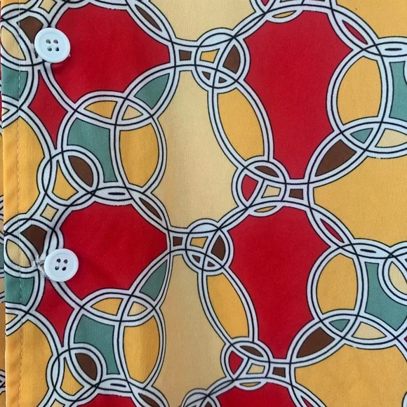 Vintage 70s polyester disco shirt - Picture 4 of 5